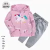 Comercio Exterior Ropa Infantil Primavera y Otoño Conjunto Infantil de Dos Piezas Material Sudadera Sudadera con Capucha Ropa Infantil para Bebés Ropa de Salida [Al por Mayor]