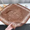 Pañuelo Cuadrado Pequeño de Imitación Seda Lana Algodón Lino, Nuevo Pañuelo de Seda Otoño e Invierno, Versátil para Viajes Diarios, Moda Retro, Chal Elegante de Alta Gama