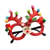 Nuevos Lentes Lindos de Astas de Navidad para Niños Vacaciones Navidad Marco de Alce Disfraz Atmósfera Papá Noel