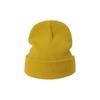Gorro Clássico Básico Preto de Tricô Transfronteiriço, Gorro Liso de Tricô, Chapéu de Lã Estilo Europeu e Americano, Chapéu de Acrílico para Clima Frio, em Estoque