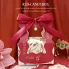 2025 Nova Caixa de Doces de Casamento Chinoiserie Bolsa Grande Capacidade Estilo Ins Caixa de Presente para Acompanhantes de Casamento Caixa de Embalagem para Doces de Casamento