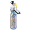 Copo Spray Portátil de PE, Garrafa Spray de Água Multifuncional para Esportes ao Ar Livre, Copo Spray de Água de Dupla Camada para Manter o Frio, Garrafa de Água para Ciclismo