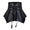 Falda con Volantes al por Mayor Transfronteriza Sello de Cintura Ultra Ancho Moda Femenina Nudo de Correa Falda de Cuero Falda Corta Decorativa Cinturón