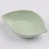 Cocina Casera Plato para Condimentos de Paja de Trigo Creativo de Plástico Redondo para Pepinillos Plato Pequeño Vajilla Plato para Mojar Snacks