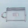 Bolsas de Matéria A4 Transparentes de Rede Dupla Camada Bolsas Tote Armazenamento de Documentos Provas de Classificação de Alunos Tarefas Zíper