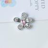 Gran oferta de accesorios de flores de mariposa con baño de diamantes, fundas para teléfono móvil, accesorios para el cabello, zapatos, material de bricolaje, venta al por mayor pj1520
