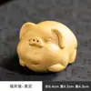 Lindo cerdito Fu, adorno para mascota de té de arena morada, lata de té, juego de té Luca, bandeja de té con gusanos, mesa de té, juego de té, accesorios