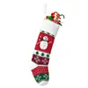 Nuevos Calcetines Decorativos de Navidad Tejidos con 12 Diseños Calcetines de Regalo Calcetín de Lana de Reno Colgante Calcetín de Navidad Jacquard