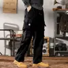 Pantalones Cargo de Primavera con Múltiples Bolsillos para Hombre, Corte Holgado, Pantalones Casuales Resistentes al Agua para Exteriores, Pantalones Largos Duraderos Multifuncionales con Cremallera y Puño
