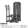 Conjunto completo de equipo de gimnasio: Máquina de jalón al pecho, Máquina de peck deck, Máquina de press de pecho, Máquina de aductores/abductores de piernas