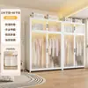 Armario de acero de estilo moderno para ropa de bebé, estable y duradero, a prueba de polvo, colgable, armario modular con almacenamiento compartimentado