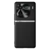 Adequado para capa de celular iQOO12pro, capa protetora completa anti-queda, acessório de celular, capa de celular em couro liso líquido
