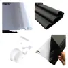 Película de vidrio esmerilado blanca pura electrostática sin adhesivo película para ventana de sombreado de baño pegatina de vidrio opaca transparente