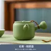 Bule Simples Moderno Conjunto de Chá Casa Escritório Acessível Luxo High-end Retrô Cerâmica Chinoiserie Bule de Saúde