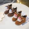 Botas para Bebé 2026 Otoño e Invierno Nuevas Estilo Coreano Niñas Dibujos Animados Botas tipo Martin Niños Cremallera Lateral Botas de Piel Modernas