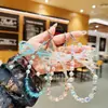 Celebridade da Internet Estéreo de Alta Qualidade Pingente de Corrente para Celular com Laço de Cristal Chaveiro Cordão de Celular com Pérola Corrente para Bolsa