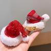 Año Nuevo Nuevo Sombrero Navideño Infantil Pinza para el Cabello de Cuernos de Reno Sombrero de Navidad Pinza Lateral Accesorios para el Cabello Pinza de Lazo