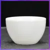 Wg6Q Grasa de Cordero Jade Porcelana Blanca Dehua Taza de Té Kung Fu Juego de Tazas Té Negro Pu'Er Té de Roca Cerámica Taza de Té Individual