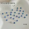 K9 Estrela de Cinco Pontas Zircônia Nail Art Strass Ornamentos Estrelas Super Brilhantes Estrela do Mar Strass com Base Pontiaguda Pacote Misto Acessórios Artesanais para Inlay de Strass