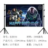 A Verdadeira História de Buzz Lightyear Tecido de Fundo para Aniversário do Lightyear Layout de Fundo para o Primeiro Aniversário de Crianças Bebês Foto