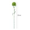 Nuevo Plástico Simulación Piedra Única Verde Hoja de Bambú Verde Bola de Pelo Decoración para el Hogar Planta Falsa Pegamento Suave Simulación Flor Dianthus Verde