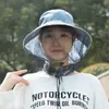 Sombrero de Sol Transpirable Anti-Mosquitos para Hombres y Mujeres Primavera y Verano Exterior Ala Ancha Pesca Camping Recolección de Té Sombrero