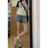 Shorts Vaqueros Vintage para Mujer 2026 Nuevo Verano Diseño de Nicho Sueltos Adelgazantes de Línea A Pierna Ancha Pantalones Cortos Calientes Modernos