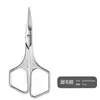 Tijeras para Cejas de Acero Inoxidable, Pegatinas para Doble Párpado, Tijeras Pequeñas, Recortador de Barba y Vello Nasal, Tijeras de Belleza, Herramientas de Belleza al por Mayor