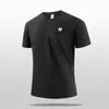 Procesamiento PersonalizadoCamiseta Pulóver Casual de Verano para Hombre, Holgada, Manga Corta, Color Sólido, con Logo, Popular en Plataformas de Comercio Electrónico Transfronterizo