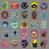50 Adesivos Originais Pintados à Mão de Pessoas Estranhas, Sem Violação, Decoração Legal, Adesivos Tendência de Horror para Celular, Copo de Água, Tablet