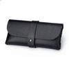 Estuche portátil de cuero para gafas de sol directo de fábrica, bolsa suave, estuche de cuero PVC para gafas de sol, estuche para gafas de sol, hebilla de uña