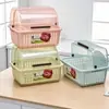 Nueva Caja de Almacenamiento Multicolor para Tazones y Palillos del Hogar, Estante de Almacenamiento para Platos, Estante Escurridor Multifuncional de Cocina con Tapa