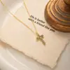 Colar Cruzado de Alta Qualidade Transfronteiriço Europeu e Americano, Corrente para Clavícula Simples de Luxo Leve com Pontos de Diamante, Corrente para Clavícula Versátil da Moda