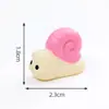 Caracol Mini Lindo Flamenco Muñeco de Animal Pequeño Decoración Linda DIY Accesorios de Bolsa Ciega Adornos Pequeños de Escritorio