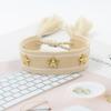 Pulsera de Correa con Borla de Remache de Estrella de Cinco Puntas, Pulsera Tejida de Estilo Étnico Colorido, Accesorios Transfronterizos de Estilo Mixto Multicolor
