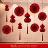 Decorações de lanternas de favo de mel para celebração de inauguração de casa, suprimentos para cerimônia de entrada de nova casa, presentes, decoração de atmosfera para sala de estar e loja