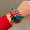 Navidad círculo pop pequeño regalo decoración mayoreo pulsera de asta de felpa regalo navideño niños círculo de aplausos mujeres