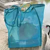 Bolsa de Armazenamento de Brinquedos de Praia para Crianças Bolsa de Malha de Grande Capacidade Natação ao Ar Livre Litoral Brincadeiras na Areia Ferramentas Bolsa Interna Bolsa de Gaze