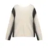 Otoño 2025 Nuevo Moda Femenina Transfronteriza Europea y Americana Efecto Desgastado Estampado Tops de Manga Larga W08 26102