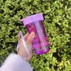 Mini Copo de Água, Fofo, Compacto, Conveniente, à Prova de Vazamentos e Resistente a Quedas, Copo de Chá Simples de Plástico, Copo com Corda para Estudantes Homens e Mulheres