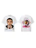 2026 Transfronterizo Primavera/Verano Mac Miller Nuevo Estilo Americano Cuello Redondo 300g Algodón Puro Hombro Caído Peso Pesado Manga Corta Camiseta Básica para Hombre