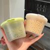 Frasco Sellado para Hogar y Cocina para Granos y Cereales, Contenedor de Almacenamiento con Tapa, Grado Alimenticio