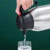 Tetera con Pico de Pato de Acero Inoxidable de Doble Capa con Aislamiento al Vacío Cafetera Tetera de Agua Caliente para Hotel Restaurante Tetera para Té Tetera para Leche de Soya
