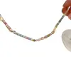 Collar Niche Mini Irregular Barroco Rosa Morado con Cuentas Elegante Lujo Ligero Combinable Cadena Clavícula Nuevo Estilo