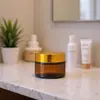 Frasco de Vidrio Marrón para Crema, Frasco Opaco para Crema Facial, Frasco para Contorno de Ojos, Botella Dosificadora de Aceite Esencial, Frasco para Pomada Cosmética, Frasco para Producto de Cuidado de la Piel