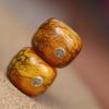 Osso de Touro Natural Incrustado com Contas de Balde de 10.000 Caracteres Pulseira de Contas Culturais Estilo Xizang Pulseira Contas Superiores Acessórios de Cordão Multi-tesouro