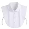 Camisa Cuello Falso Cuello de Mujer Combinable Cuello Falso Cuello de Camisa Poliéster Algodón Decorativo Cuello Vertical Cuello Puntiagudo Accesorios de Cuello Falso Transfronterizo