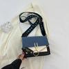 Bolso pequeño retro sencillo, moderno, estilo occidental, para ir al trabajo, informal, personalizado, cuadrado, bonito, estilo coreano