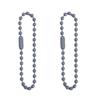 Accesorios de Joyería DIY Hechos a Mano Hierro Pintura en Spray Cadena de Cuentas Onduladas Hebilla de Material para Hacer Llavero Cadena Colgante Hebilla Colgante para Muñeca
