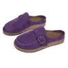 Sandalias de Gran Tamaño para Mujer para Comercio Exterior Transfronterizo 2025, Punta Cerrada, para Exteriores, Hebilla de Cinturón, Talla 34, Zapatillas de Casa para Mujer